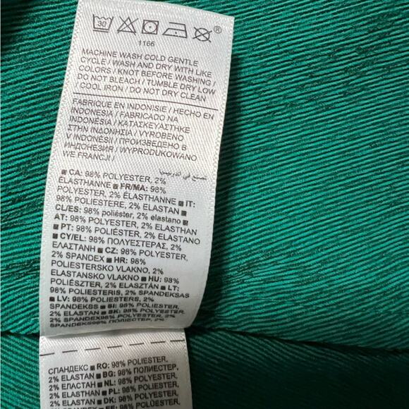 Athleta Green Echo Midi Dress Size Small Large - Picture 12 of 14